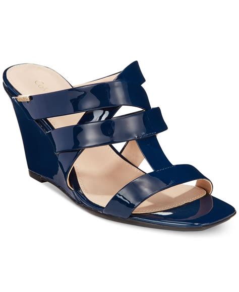 navy blue sandals for ladies